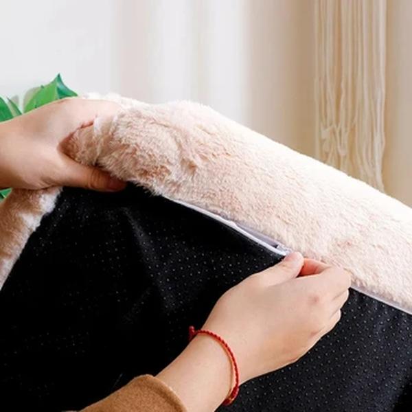 Cama super macia luxuosa de pelúcia gato, inverno quente ninho de gato, pet pet pet, cama confortável, pet pet pet pet, cama de pequeno e médio porte