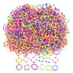 DIY Hand Knitting Loom Bandas para crianças, elástico, pulseira colorida, brinquedos artesanais