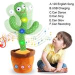 Dancing Talking Cactus Toys for Children, Interactive Talking, Electronic Plush Toy Decoração de casa Presentes de Natal para crianças