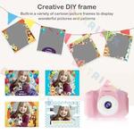 Mini câmera digital vintage para crianças, brinquedos educativos, projeção, vídeo, fotografia ao ar livre, brindes para crianças, 32GB, X2