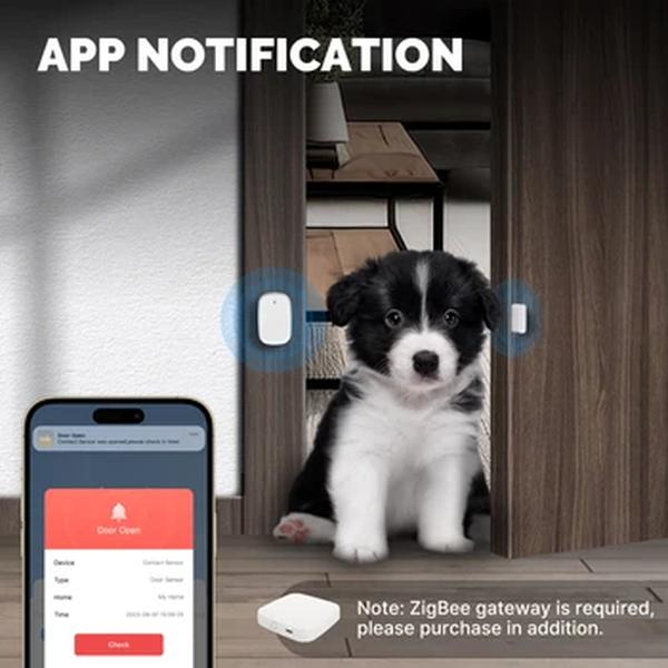 MoesHouse-Smart Home Security Alarm System, Porta e janela Sensor, Detector de porta e portão, controle remoto, Smart Life App, ZigBee Tuya
