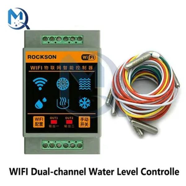 Smart Home Water Level Sensor, Controlador WiFi, Alarme De Inundação De Vazamento, Vape De Natação, Sistema Detector De Fluxo De Tanque, Proteção De Vazamento