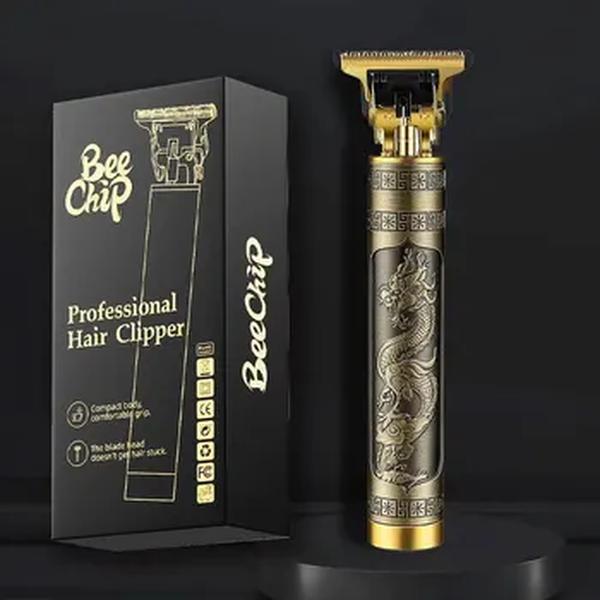 Aparador de cabelo recarregável para homens, barbeador, produtos de cabeleireiro de plástico, suprimentos de viagem portáteis