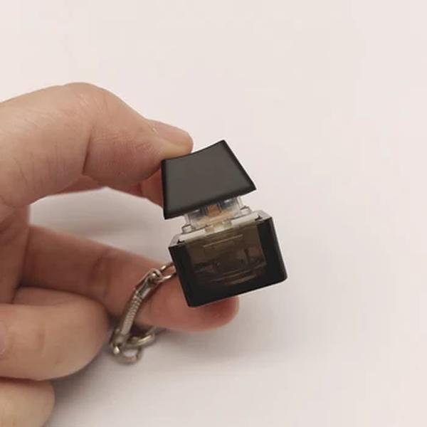 Teclado mecânico para homens, chaveiro RGB, testador colorido, ponta do dedo, lazer e entretenimento, escritório Rtress Relief Toy