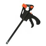Braçadeira de madeira F-Type Clip Rápido, Ferramenta Carpintaria, difícil Grip Release, Squeeze Ratchet, DIY Mão Gadget, 4"