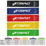 5 pcs/set Yoga Esporte Resistência Bandas De Borracha Indoor Outdoor Fitness Equipment Pilates Sport Training Workout Bandas Elásticas acesso