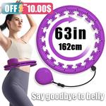 Ajustável destacável Hula Circle Sport Hoops, Home Workout Enhancer, Full Body Fitness Core, Apertamento e Perda de Peso Inteligente