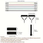 Faixa de resistência elástica para puxar, Sport Rubber Band, Equipamento de fitness, Ginásio Exercício, Esportes corporais portáteis