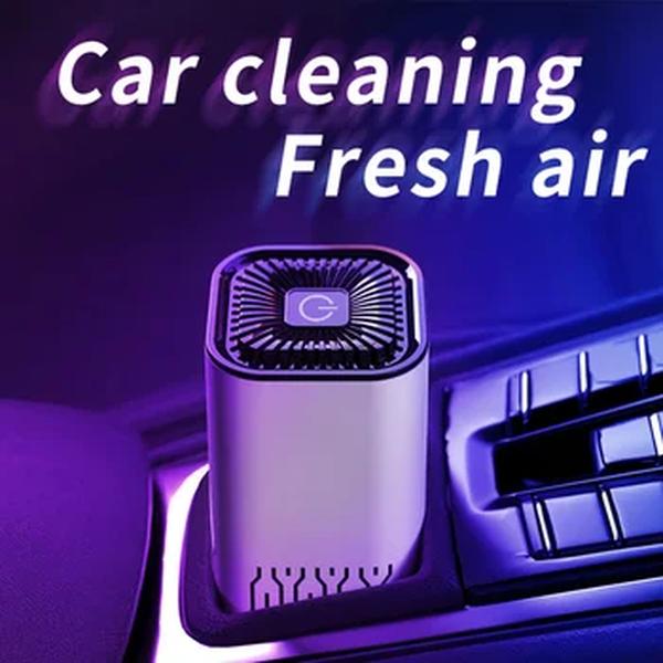 Purificador de Ar Portátil para Carro e Casa, Air Cleaner, Filtros Hepa, Baixo Ruído, Desktop, Formaldeído, Pm2.5, Poeira, USB