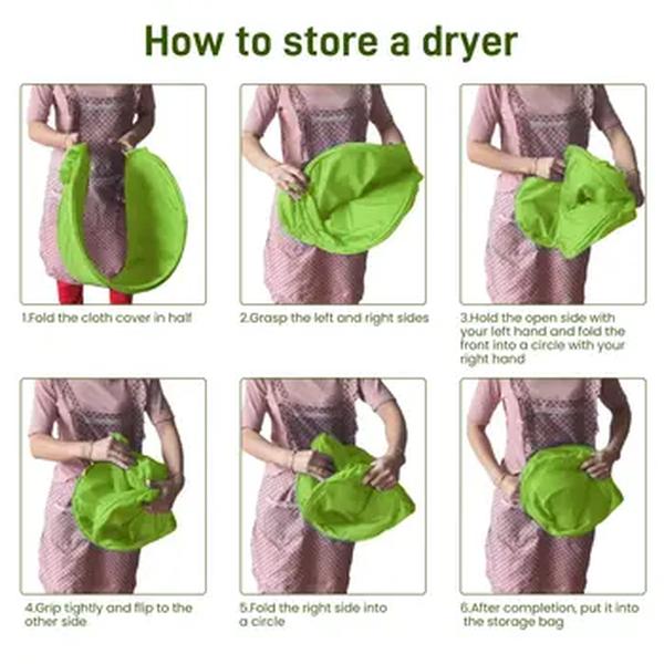 Máquina secadora de roupa elétrica portátil, Folding, Fast Vestuário Secagem Aquecedor, 800W, Rack para Dormitório