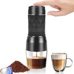 Portable Espresso Coffee Maker, Hand Press Capsule, Coffee Brewer moído, máquina de café para casa, viagens e piquenique Supply