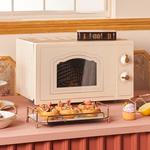 Forno Retro Steam Baking Integrado Doméstico Pequeno Mini Convecção, Forno microondas portátil, Tablet, Forno