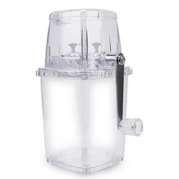 Máquina de gelo raspada à mão multifuncional, Triturador de gelo manual portátil, Ice Blenders Tools para casa, Cozinha, Bar, Capacidade 1.25L