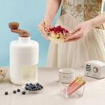 Triturador de gelo raspado portátil manual, Snow Cone Machine, Milkshake Maker for Home, Piquenique ao ar livre