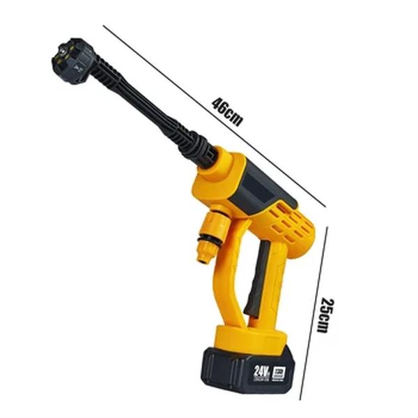 Lavadora sem escova de alta pressão, sem fio eficiente carro, jardim lavar ferramentas elétricas, bateria Makita 18V, 26Bar, 300W, 6 em 1