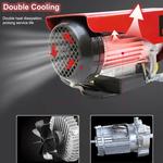 Samger-cabo de guincho elétrico com controle remoto, 600/1000kg, ferramentas de elevação, guincho com gancho de garagem, oficina, elétrica