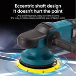 Cordless Car Polisher Lixadeira Orbital, DIY madeira e metal polimento, moedor sem escova, lixadeira para bateria Makita, 150mm