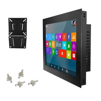 Industrial Tablet Panel PC, Computador Desktop, Toque resistivo, Core i3 Win XP 7 10 System, USB, SSD, Wi-Fi, Mini PC, 12 em, 10 em, 15 em