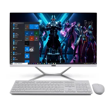 Computador branco do jogo do Desktop, todo em um jogador do PC, monobloco, NVIDIA GTX1650, 4G GDDR5, 23.8 ", 27", Intel 8 Core i7, 10870H
