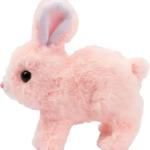 Brinquedo eletrônico interativo coelho pet, Som e ação Características, Fun Playtime, Presente perfeito para crianças, Enfeites de mesa, Bonito