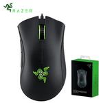 Mouse com fio, Razer Original DeathAdder Essencial com fio Gaming Mouse Mice 6.400 DPI Sensor Óptico 5 Botões Independentes para Laptop PC Gamer