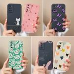 Caixa do telefone do silicone líquido para samsung s20 fe mais ultra, proteção engraçada da câmera, novo