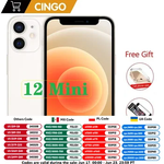 Celular desbloqueado iPhone original 12 Mini, 4 GB, 64 GB, 128 GB, 256GB, IOS, A14 Bionic, Hexa Core, 5,4 '', 5G