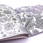 Mandalas Flower Coloring Book para Crianças e Adultos, Alivie Stress, Kill Time, Graffiti Painting, Drawing Art Book, Novo, 24 Páginas, 1 Pc