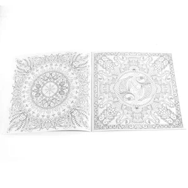 Livro de colorir de flores com 24 páginas, livro de colorir para crianças e adultos, alívio do estresse, tempo de mata grafites, pintura e desenho, livros de arte, 1 peça