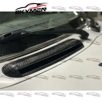 Estilo skymen bonnet pólen cowl scoop para mk1 mini cooper/s/um r50 r52 r53 capa de fibra carbono capa de ventilação de ar r50 r52 guarnição