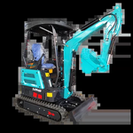 Escavadeira escavadeira personalizada de 2 toneladas, motor Epa, uso de jardim, escavadeira retroescavadeira, personalização de folga para venda