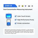Detector De Alta Sensibilidade para Casa e Industrial Sistema De Monitor De Poeira Ambiental, Pm2.5, ZH01-B, Preço De Fábrica