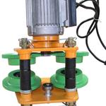 Guindaste elétrico de quatro rodas, 1t, 220/110v, carro esportivo, pequenas ferramentas elétricas, equipamento de elevação em miniatura para fábricas, cais