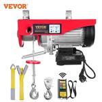 VEVOR-Guincho de grua de cabo elétrico para barco, carro, garagem, elevador com controle remoto com fio, elevador do guindaste, 200-1000kg