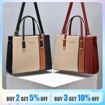 Patchwork Handbags for Women, Alça ajustável, Top Handle Bag, Totes de grande capacidade, Shoulder Bags, Crossbody Bags, Work Gift, Fashion