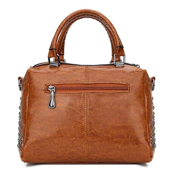 Boston do vintage couro pu bolsas de luxo bolsa feminina ombro crossbody sacos rebite designer feminino travesseiro tote bolsos mujer