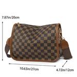 Bolsa de ombro grande para mulheres, fronha, trajeto diário, compras crossbody, vintage