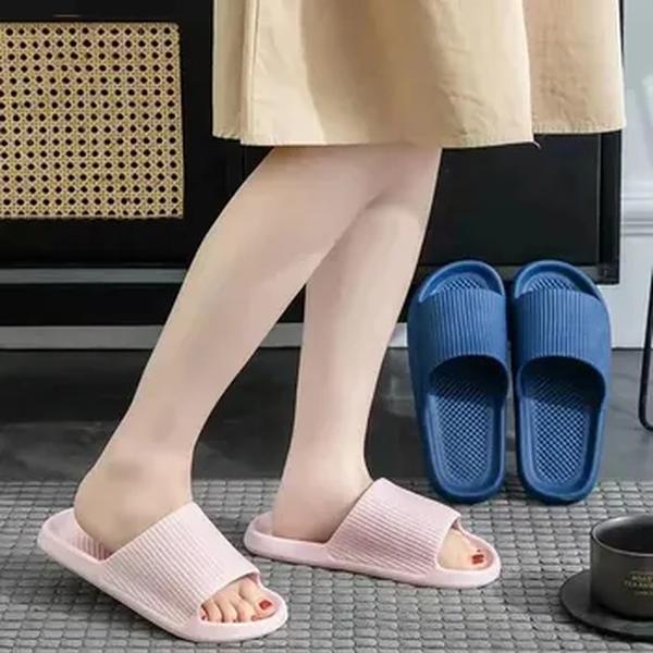 Soft Sole Massage Shower Shoes para homens e mulheres, casais, impermeáveis, antiderrapantes, casa, moda de lazer, chinelos de banheiro