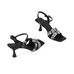 Sandálias de festa elegantes para mulheres, calçados, salto médio, vestidos de festa, sapatos de verão, preço baixo, frete grátis