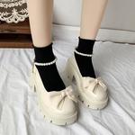 BCEBYL-Sapatos femininos de boca rasa, salto quadrado, sola grossa, casual, arco monocromático, dedo do pé redondo, elegante, sexy, elegante, novo