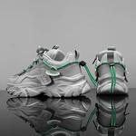 Sapatilhas masculinas casuais com renda, sapatos esportivos brancos, sapatos leves de vulcanização, sapatos masculinos para caminhada, moda, 2024