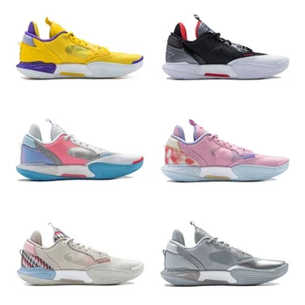 Li-Ning Tênis de basquete profissional masculino, Wade ALL CITY 12, suporte estável para almofada BOOM, tênis wearable, calçados esportivos, ABAU015