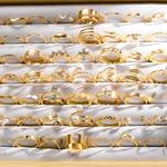 Conjunto de anéis geométricos de brilho largo para meninas e mulheres, estilo metal, joias da moda, presente versátil, moda casual e diária, 66 peças