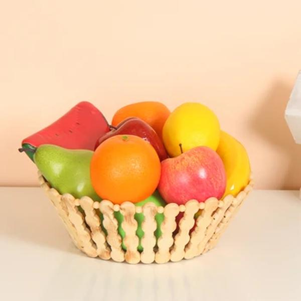 Modelo artificial de frutas falsas, frutas simulação, decoração de casa, decoração do festival, fotografia adereços brinquedos, 10pcs
