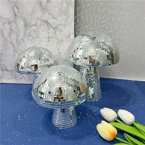 Decoração De Quarto De Cogumelos De Disco, Bola De Disco, Decoração De Festa De Casamento, Decoração De Casa, 2023