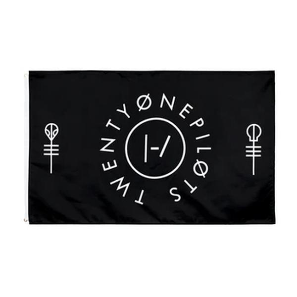 Bandeira-Bandeira Twenty One Pilots, Bandeira Decorativa, 90x150 cm