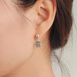 Conjunto de jóias para mulheres e meninas, 925 banhado a prata, letra elegante, brincos amor paz, acessórios para colar, novo