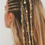 Liga Braid Hair Ring para meninas e mulheres, Dreadlock, Hippie Style, Acessórios para cabelo, Cabelo trancado Jóias, 45pcs