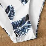 Fato de banho acolchoado estampa floral para mulheres, conjunto de biquíni push up, moda praia luxuosa, 2 peças, Y2K