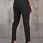 Borntogirl 2023 primavera verão outono casual fino chiffon calças finas para as mulheres de cintura alta preto caqui verde calças mulher